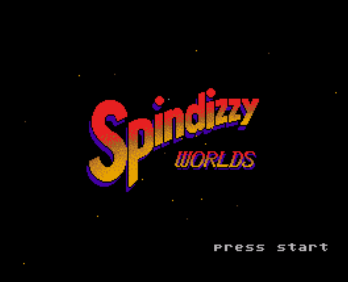 Spindizzy Title Screen
